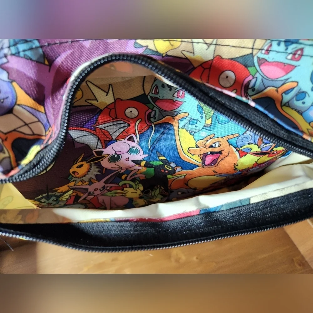 Pokemon Gotta Catch Them All Colorful Character Kids Backpack School Bag